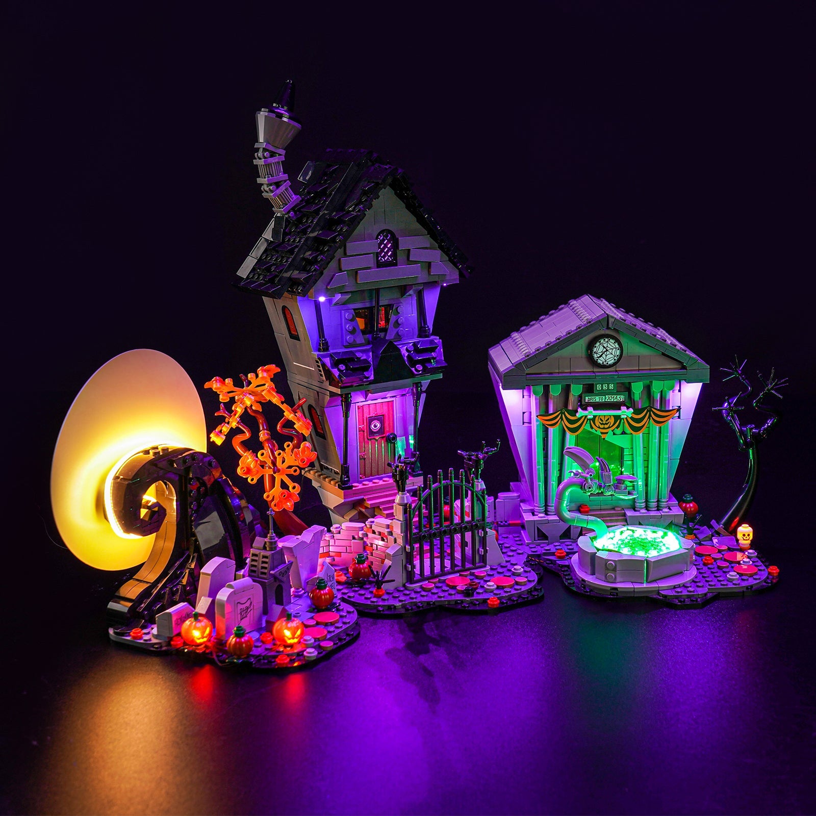 LED-beleuchtungsset für LEGO® Ideas Disney Tim Burton's The Nightmare Before Christmas 21351 (Version 2025)
