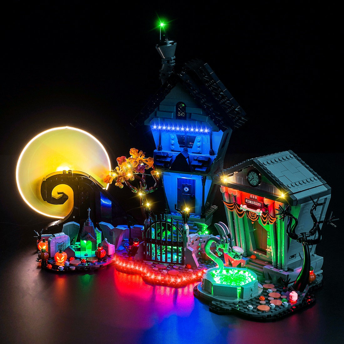 LED-Beleuchtungsset für LEGO® Nightmare Before Christmas – Plus-Version (21351)