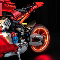 Juego de iluminación LED para LEGO® Technic Ducati Panigale V4 S 42202 versión de control remoto