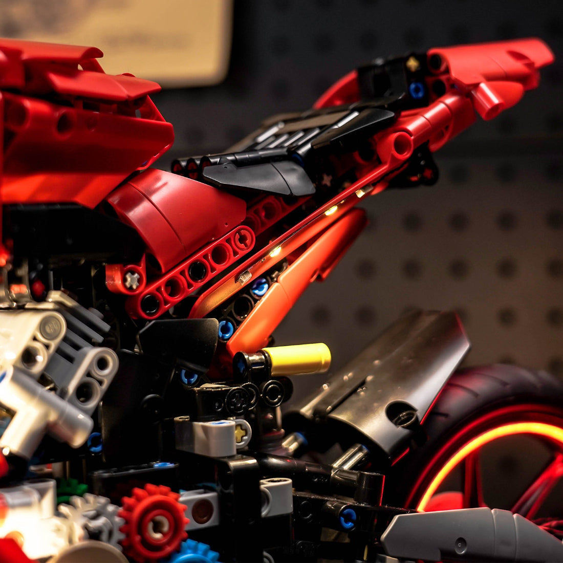 Juego de iluminación LED para LEGO® Technic Ducati Panigale V4 S 42202 versión de control remoto