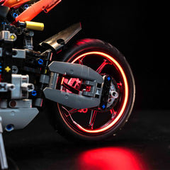 Juego de iluminación LED para LEGO® Technic Ducati Panigale V4 S 42202 versión de control remoto