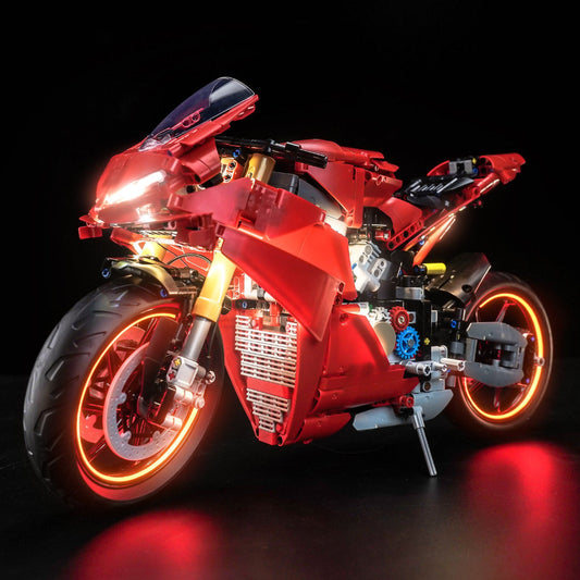 LED-Beleuchtungsset für LEGO® Technic Ducati Panigale V4 S 42202 Fernbedienungs-Version