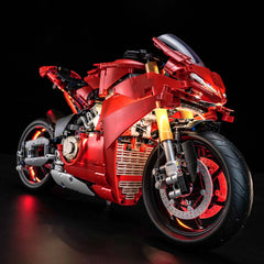 Juego de iluminación LED para LEGO® Technic Ducati Panigale V4 S 42202 versión de control remoto