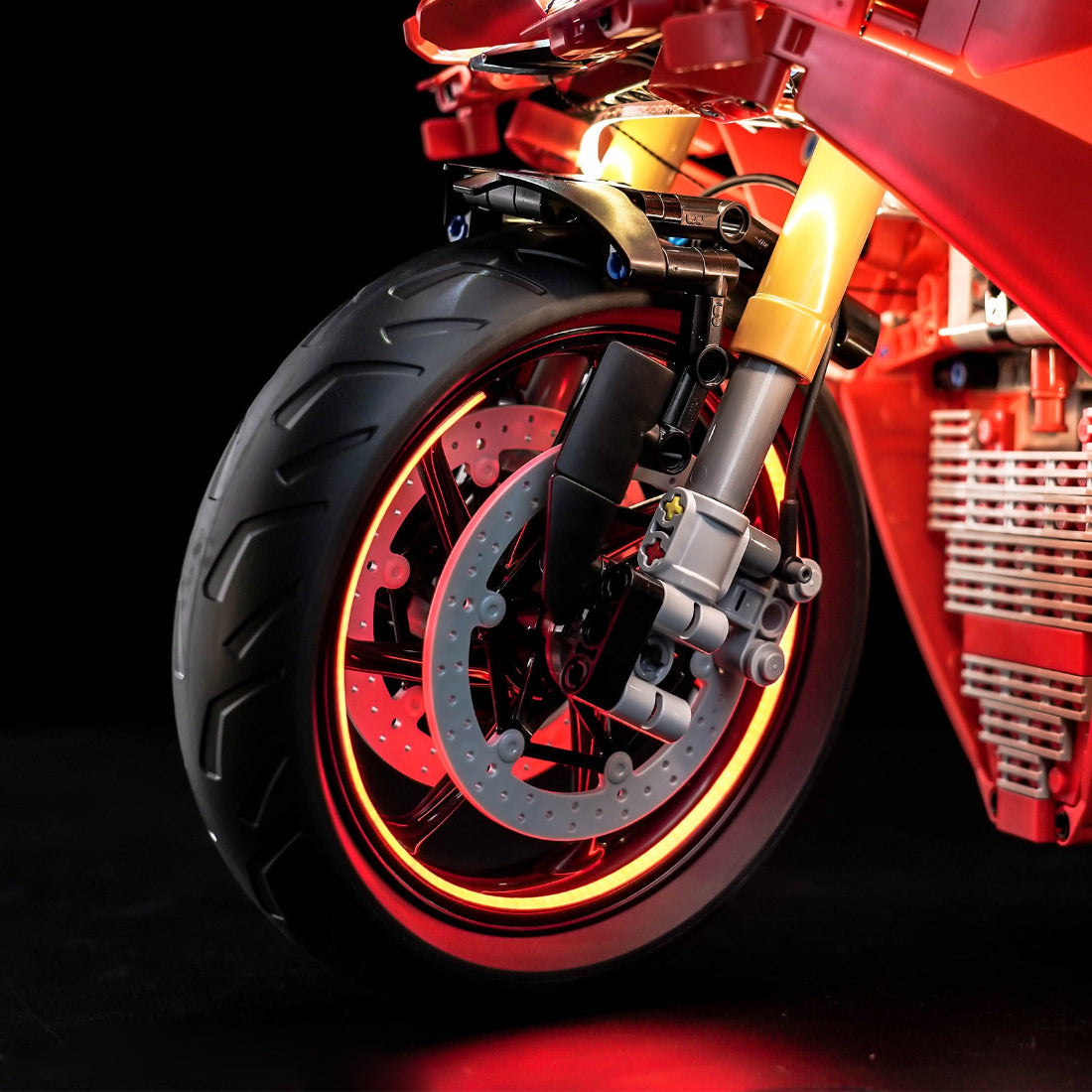 Juego de iluminación LED para LEGO® Technic Ducati Panigale V4 S 42202 versión de control remoto