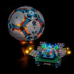 LED-belysningssæt til LEGO® Editions Fodbold – 43019 fjernbetjeningsversion