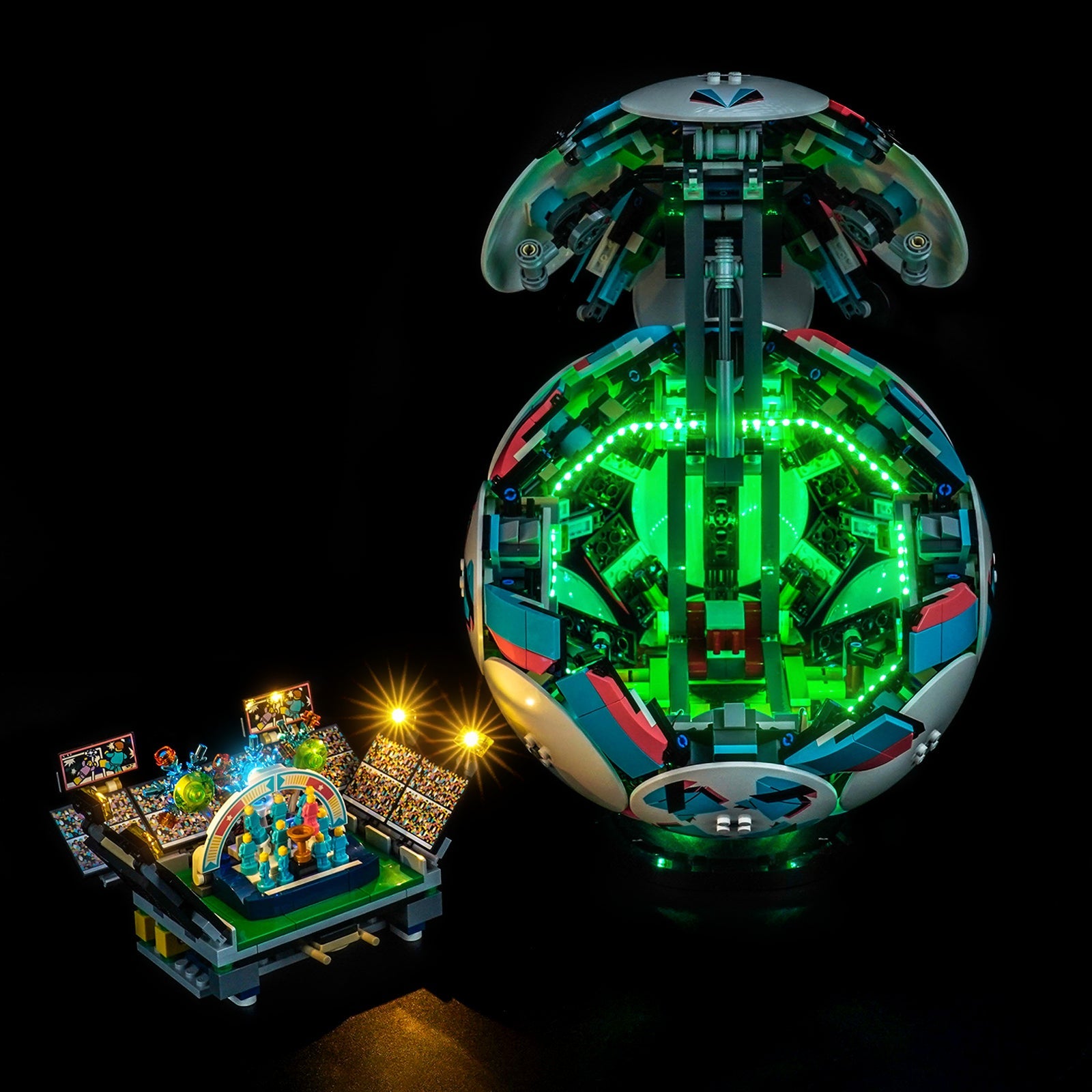 LED-belysningssæt til LEGO® Editions Fodbold – 43019 fjernbetjeningsversion