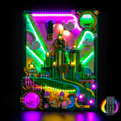 LED-beleuchtungsset für LEGO® Wicked Emerald City Wall Art 75685