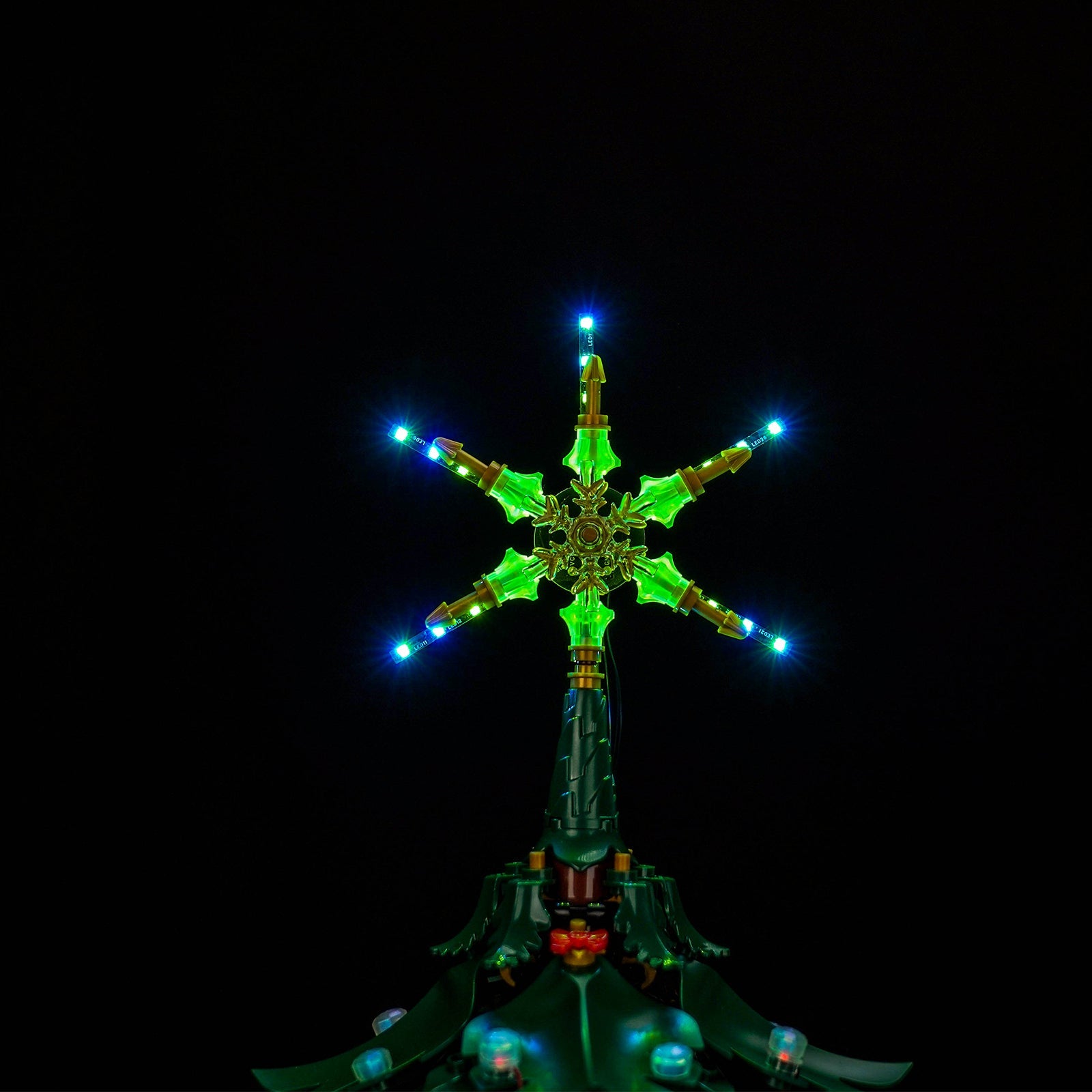 LED-Beleuchtungsset für LEGO® Icons Familien-Weihnachtsbaum (41843)