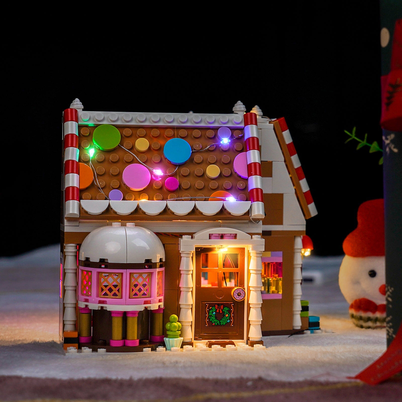 LED-beleuchtungsset für LEGO® Festive Gingerbread House 40809