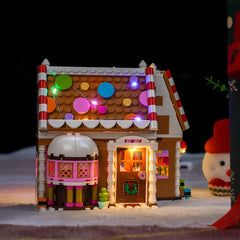 LED-beleuchtungsset für LEGO® Festive Gingerbread House 40809