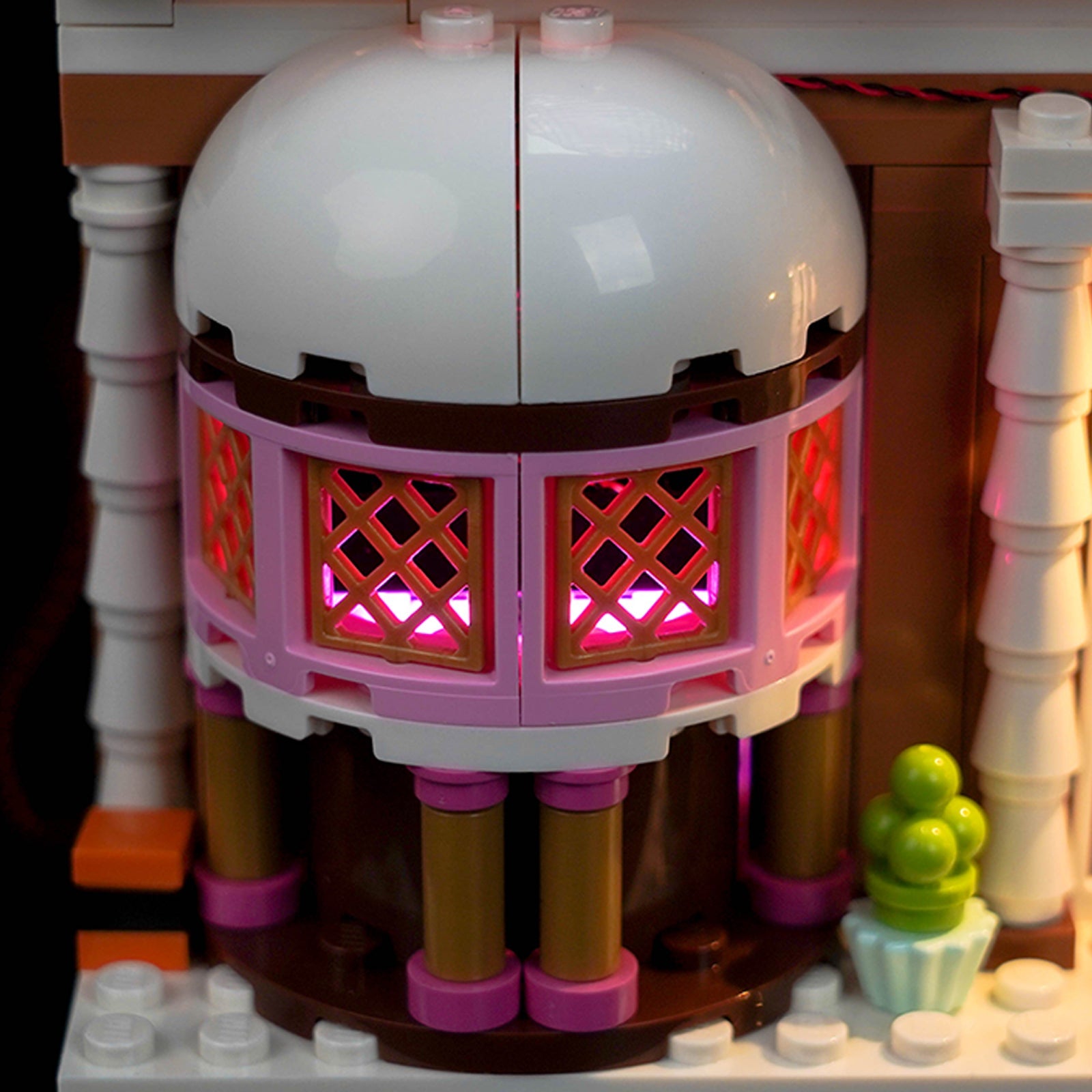 LED-beleuchtungsset für LEGO® Festive Gingerbread House 40809