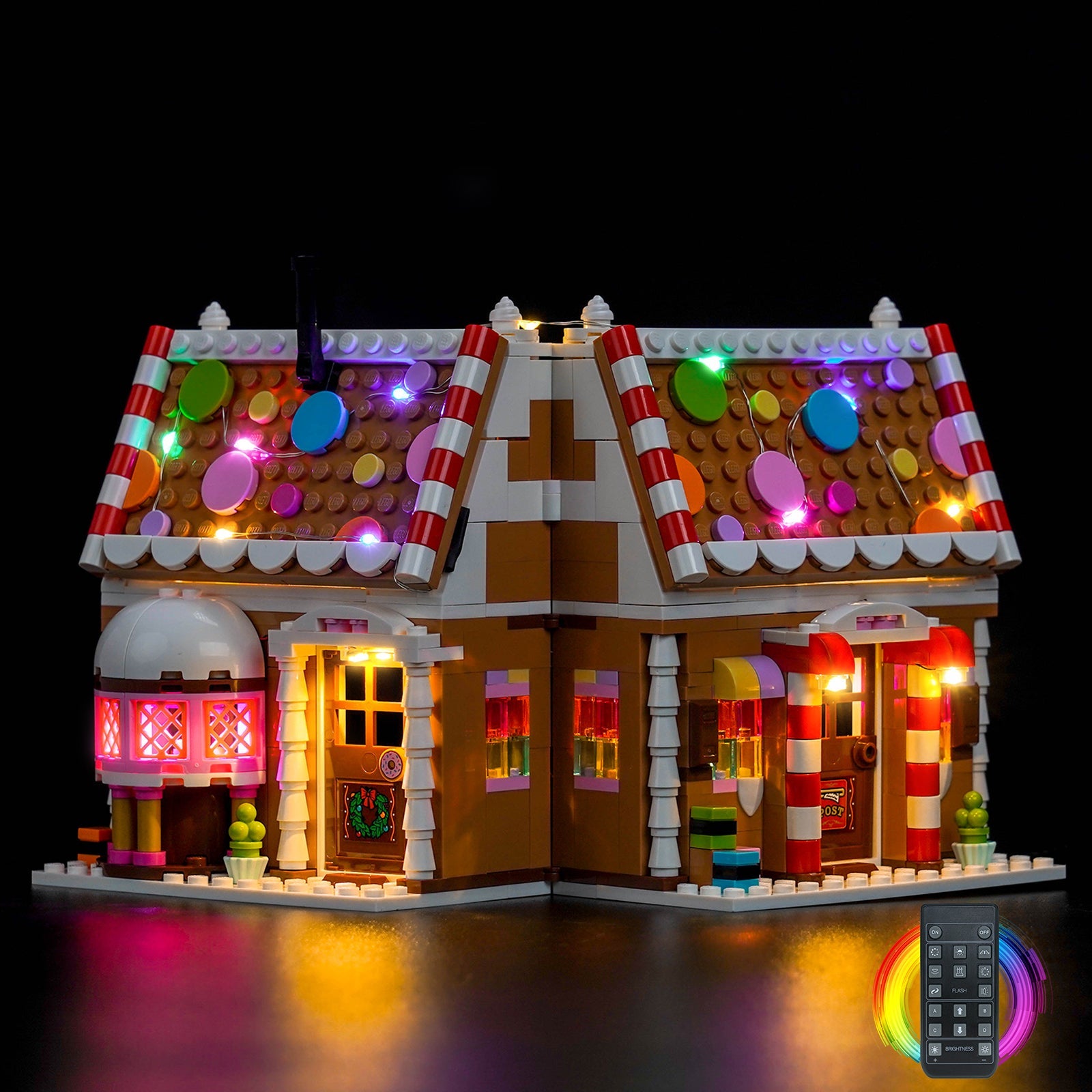 LED-beleuchtungsset für LEGO® Festive Gingerbread House 40809