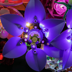 LED-Beleuchtungsset für LEGO® Botanical Collection Blumenwand 11503 Fernbedienungs-Version