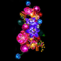 LED-Beleuchtungsset für LEGO® Botanical Collection Blumenwand 11503 Fernbedienungs-Version
