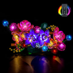 LED-Beleuchtungsset für LEGO® Botanical Collection Blumenwand 11503 Fernbedienungs-Version