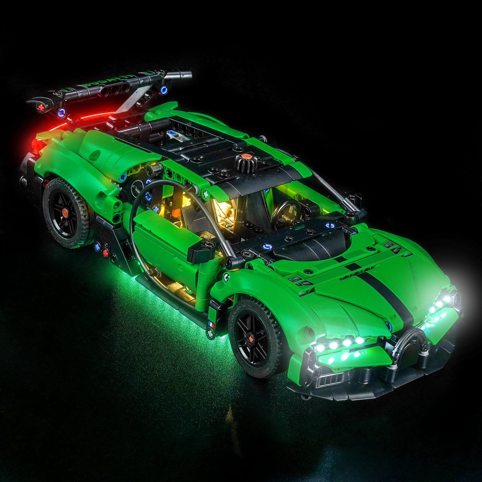 LED-Beleuchtungsset für LEGO® Technic Green Bugatti Chiron Pur Sport Hypercar 42241