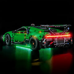LED-Beleuchtungsset für LEGO® Technic Green Bugatti Chiron Pur Sport Hypercar 42241