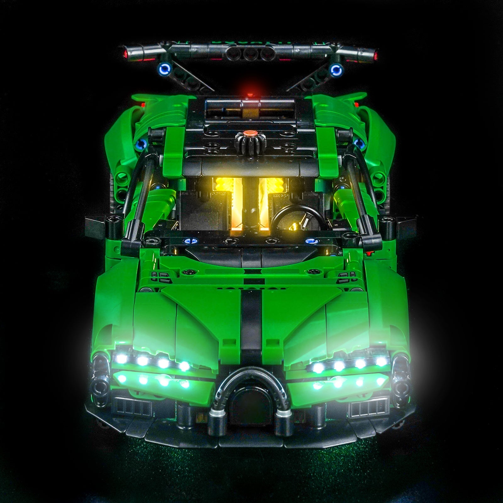 LED-Beleuchtungsset für LEGO® Technic Green Bugatti Chiron Pur Sport Hypercar 42241