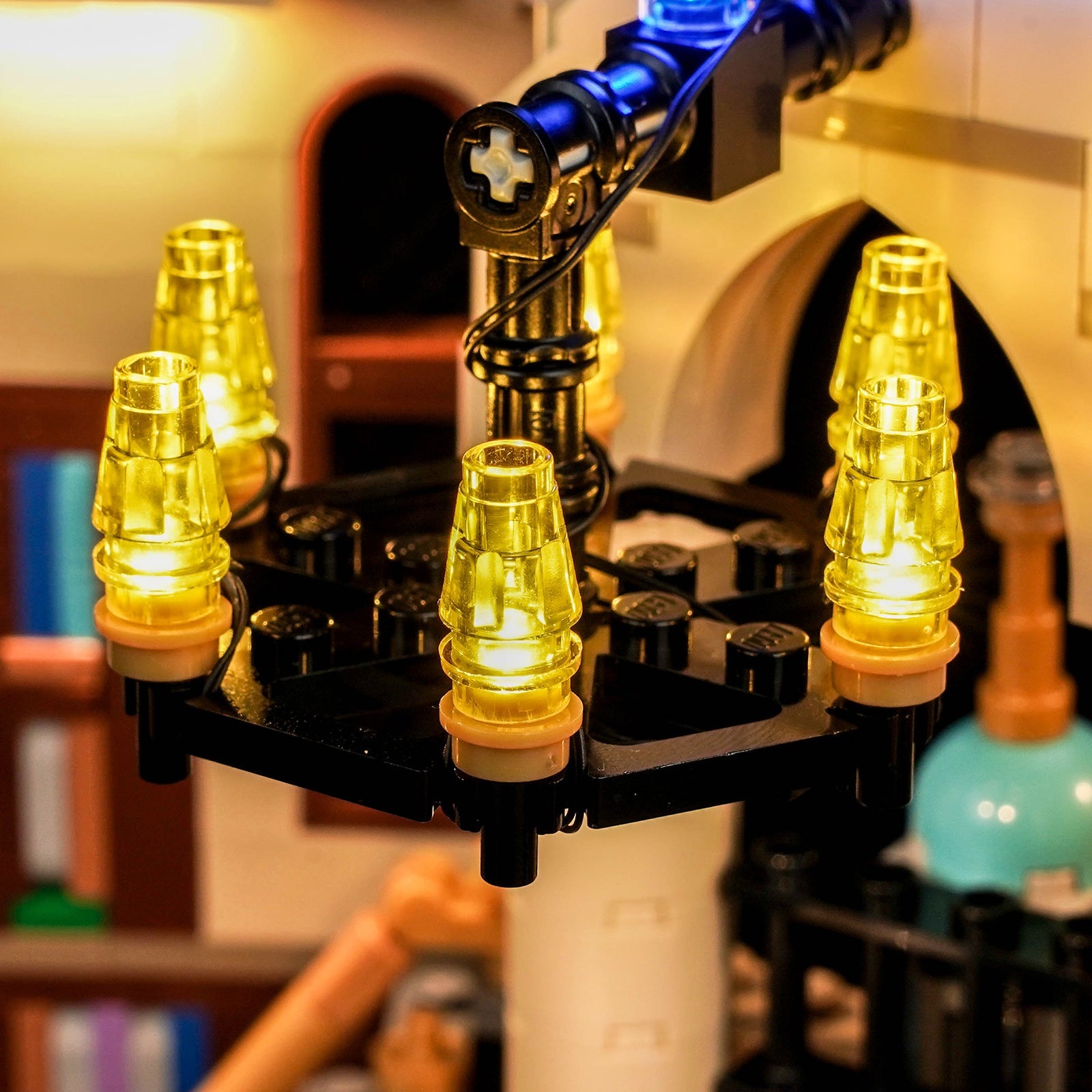 Juego de luces LED para el sujetalibros de LEGO® Harry Potter™: Oficina de Dumbledore 76478