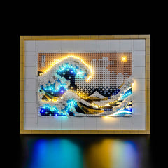LED-beleuchtungsset für LEGO® Art Hokusai – The Great Wave 31208