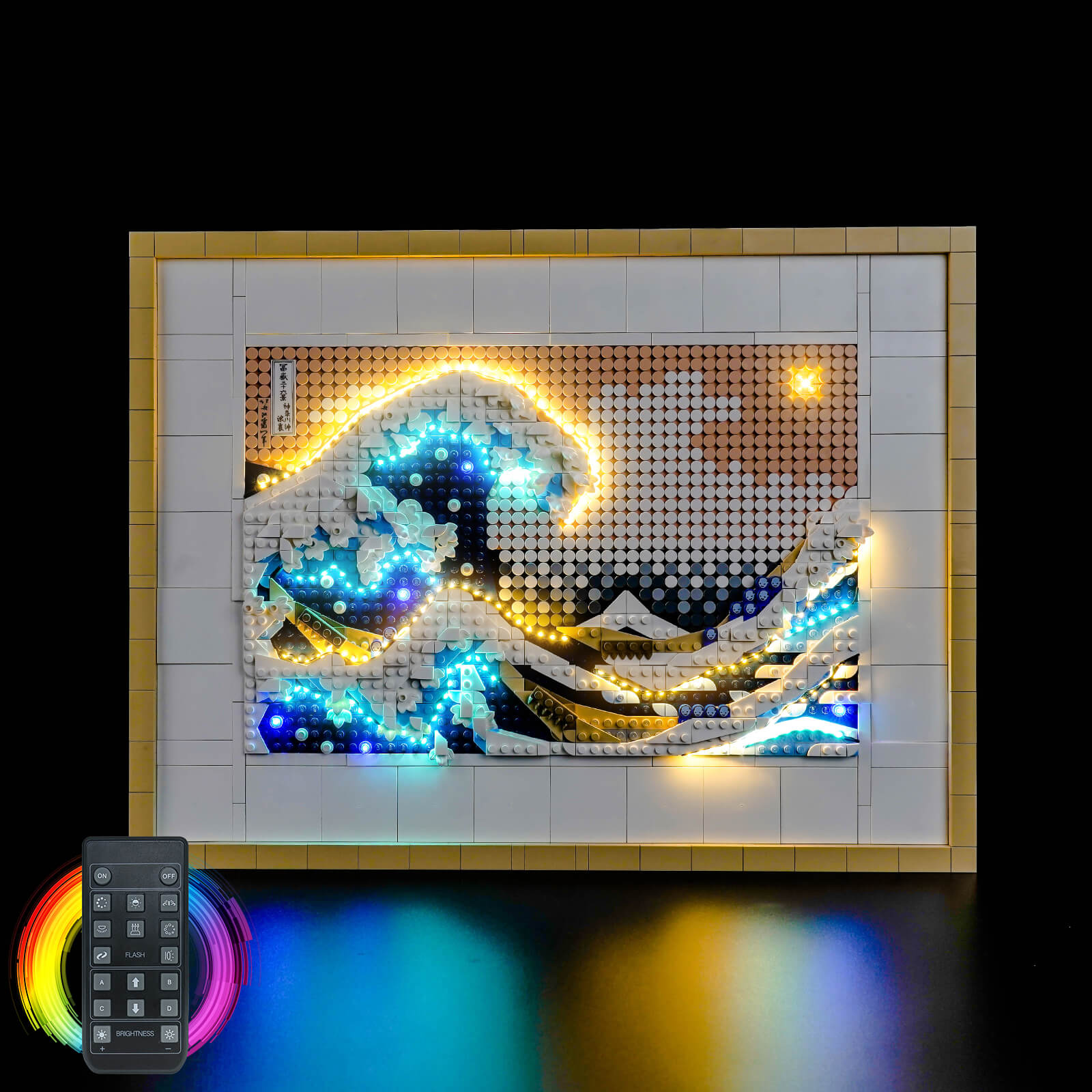 LED-beleuchtungsset für LEGO® Art Hokusai – The Great Wave 31208
