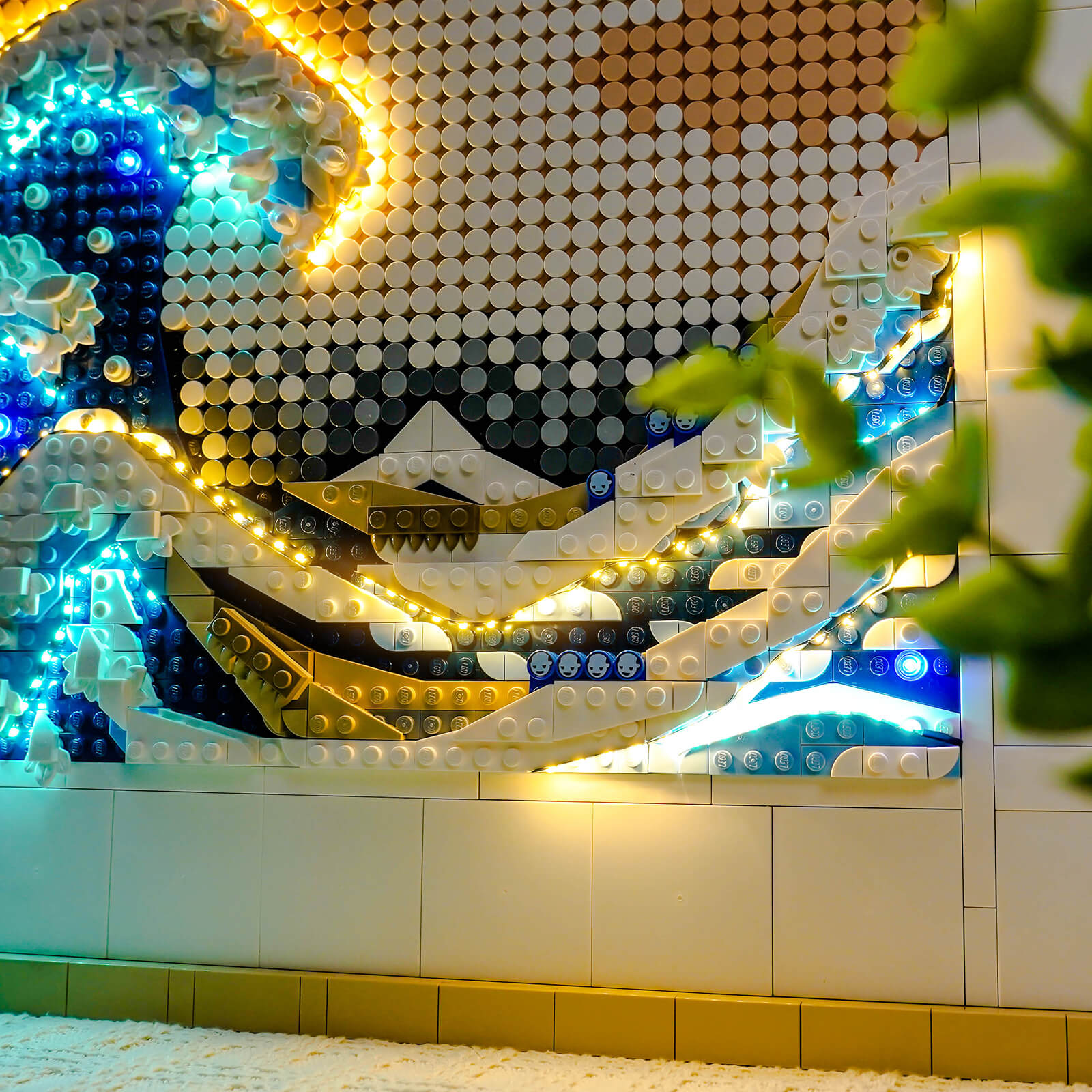 LED-beleuchtungsset für LEGO® Art Hokusai – The Great Wave 31208