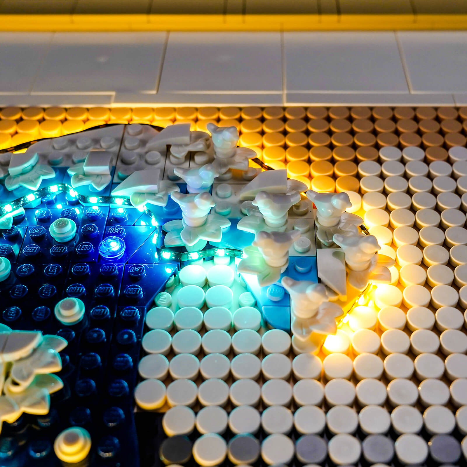 LED-beleuchtungsset für LEGO® Art Hokusai – The Great Wave 31208