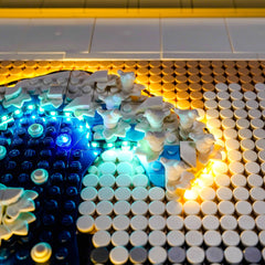 LED-beleuchtungsset für LEGO® Art Hokusai – The Great Wave 31208