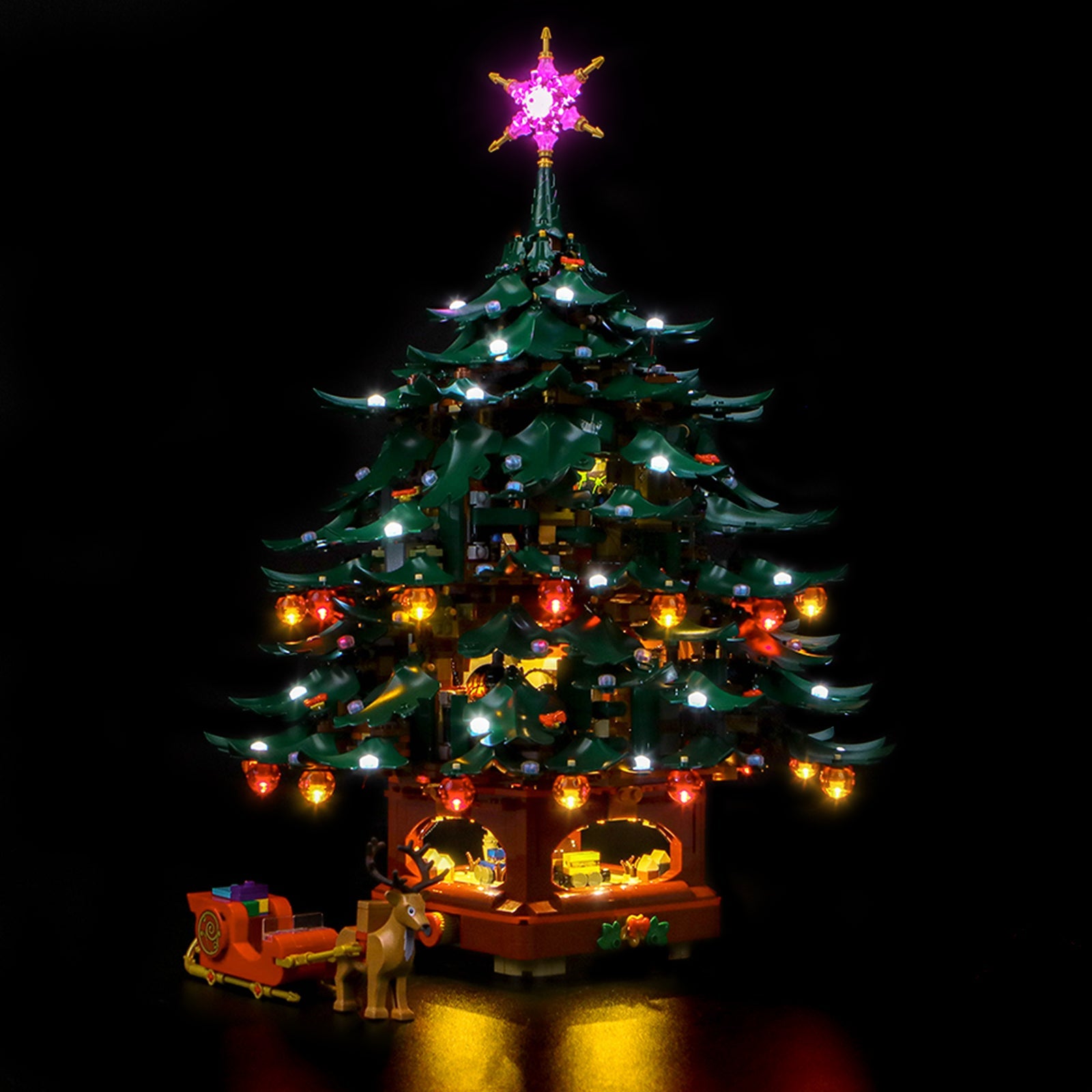 LED-Beleuchtungsset für LEGO® Icons Familien-Weihnachtsbaum (41843)