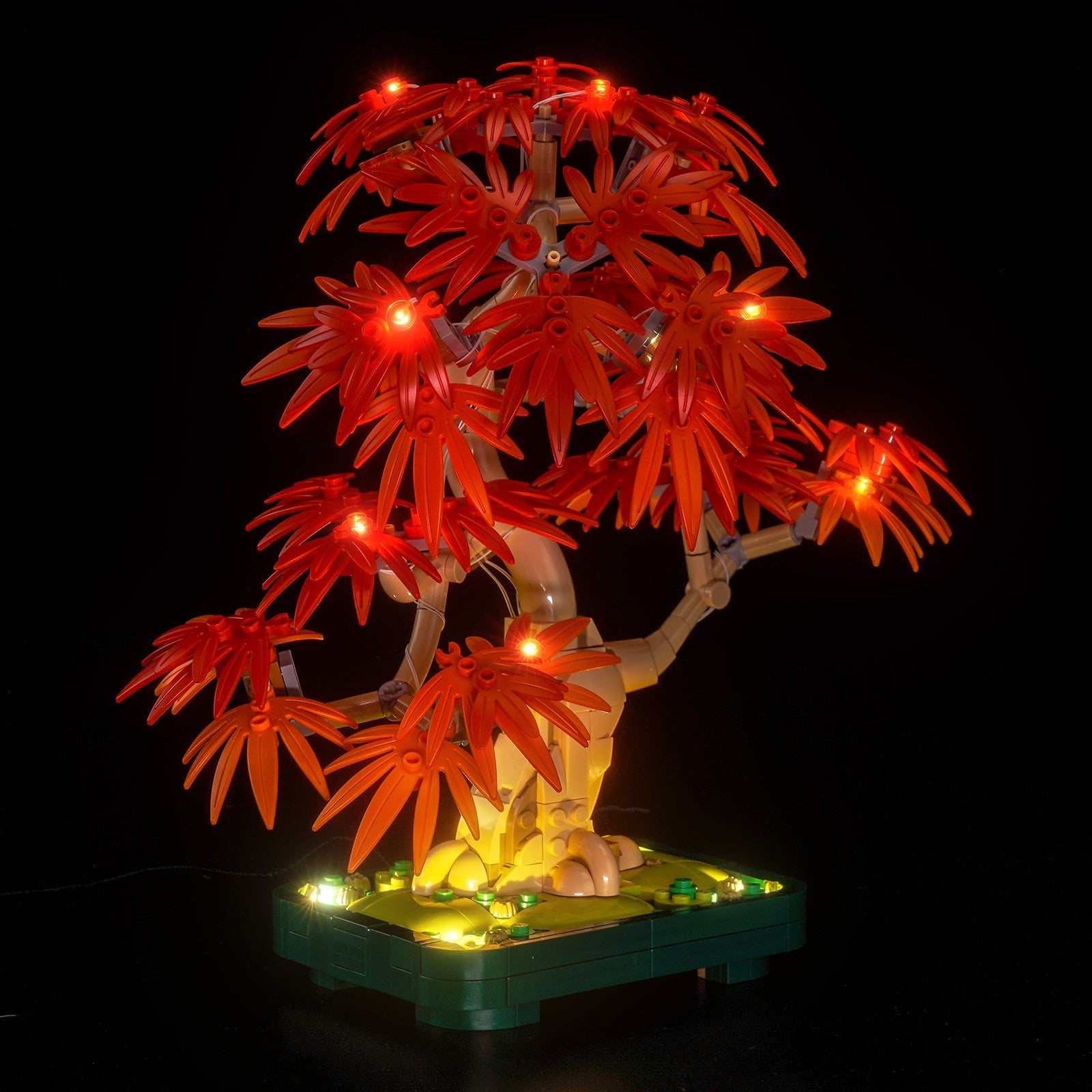 LED-beleuchtungsset für LEGO® The Botanical Collection Japanese Red Maple Bonsai Tree 10348 Upgrade-Version