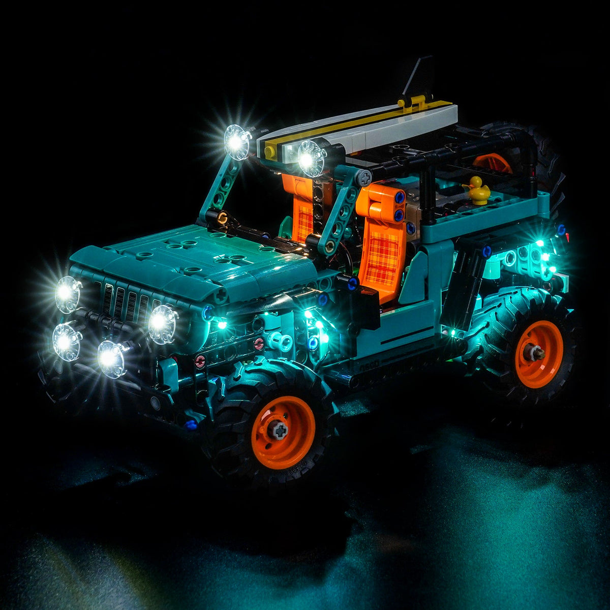 Set de Iluminación LED para LEGO® Technic Jeep® Wrangler Rubicon – 42227 Versión con Control Remoto