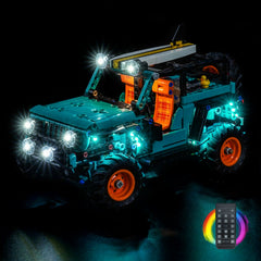 Set de Iluminación LED para LEGO® Technic Jeep® Wrangler Rubicon – 42227 Versión con Control Remoto