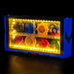 Set de Iluminación LED para LEGO® Pokémon Colección de Medallas de la Región de Kanto – 40892 Versión con Control Remoto