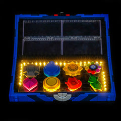 Set de Iluminación LED para LEGO® Pokémon Colección de Medallas de la Región de Kanto – 40892 Versión con Control Remoto
