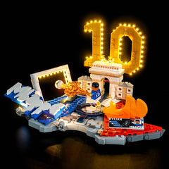 LED-belysningssæt til LEGO® Editions Kylian Mbappé – Fodboldhøjdepunkter 43013 (Elite Edition)