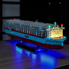 LED-belysningssæt til LEGO® Maersk Dual-Fuel Containerskib – 40955 fjernbetjeningsversion