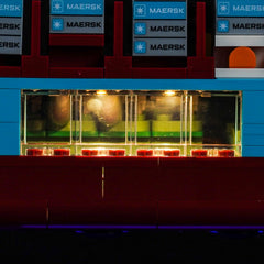 LED-belysningssæt til LEGO® Maersk Dual-Fuel Containerskib – 40955 fjernbetjeningsversion
