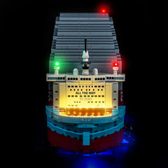 LED-belysningssæt til LEGO® Maersk Dual-Fuel Containerskib – 40955 fjernbetjeningsversion