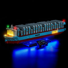 LED-belysningssæt til LEGO® Maersk Dual-Fuel Containerskib – 40955 fjernbetjeningsversion