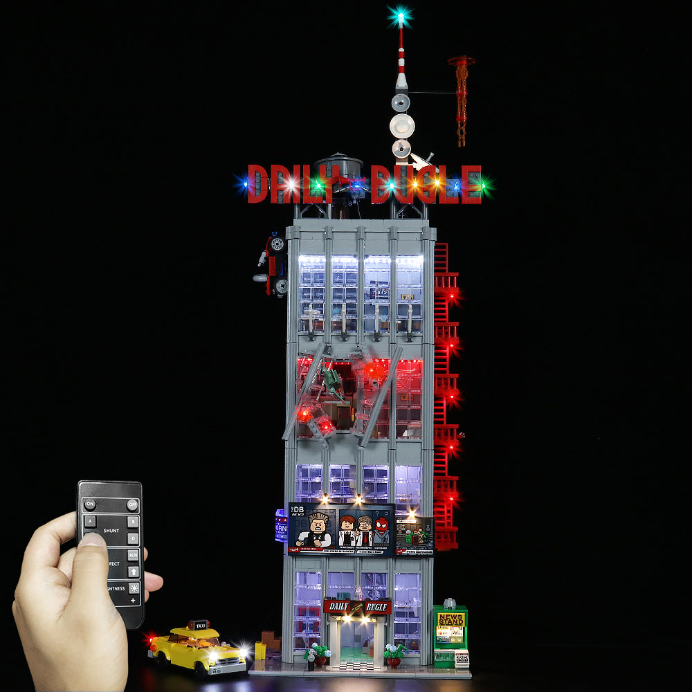 LED-Beleuchtungsset für LEGO® Marvel Daily Bugle 76178 Fernbedienungs-Version