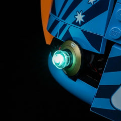 LED-Beleuchtungsset für LEGO® Icons McLaren Mastercard F1® Team Oscar Piastri Helm 43017