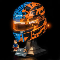 LED-Beleuchtungsset für LEGO® Icons McLaren Mastercard F1® Team Oscar Piastri Helm 43017