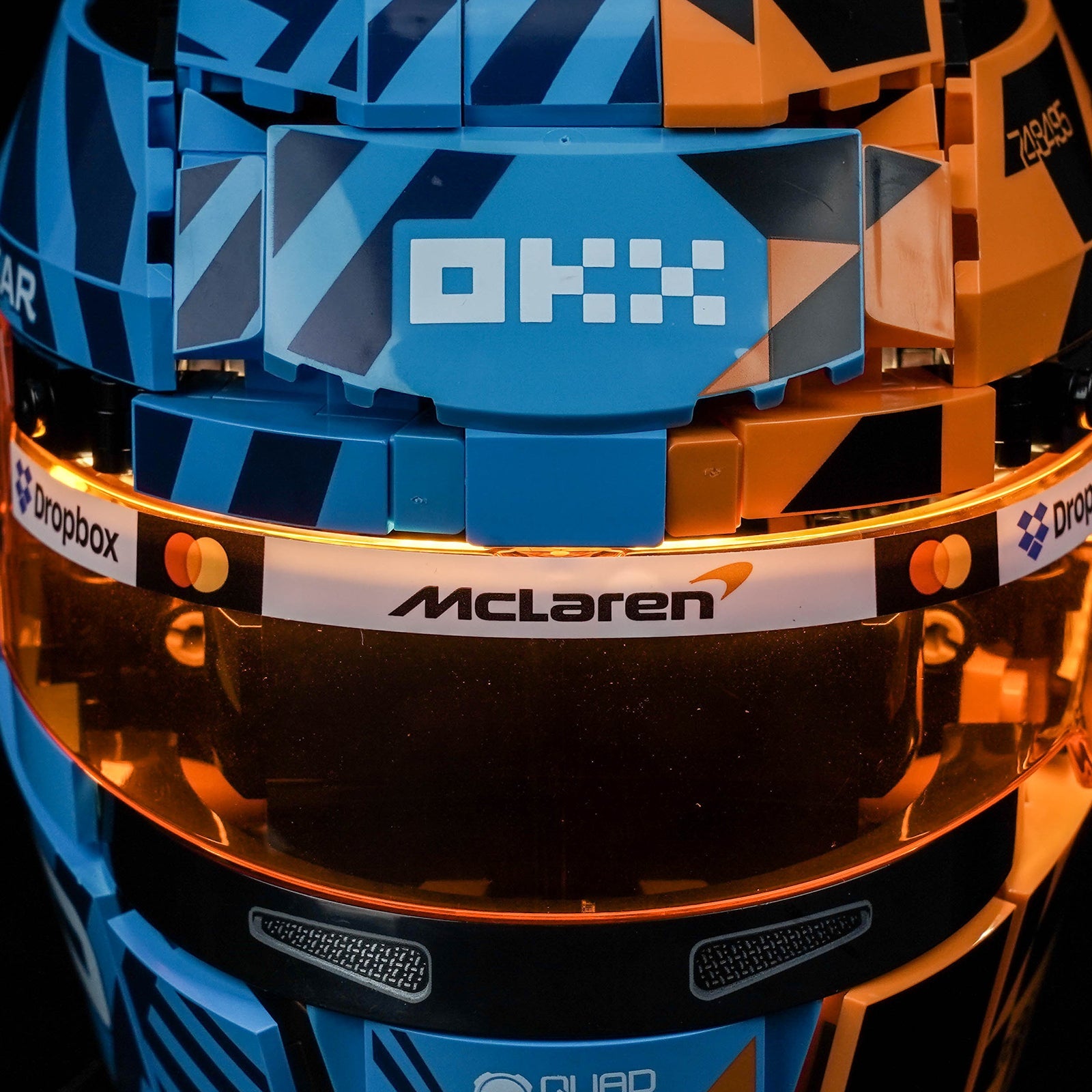 LED-Beleuchtungsset für LEGO® Icons McLaren Mastercard F1® Team Oscar Piastri Helm 43017