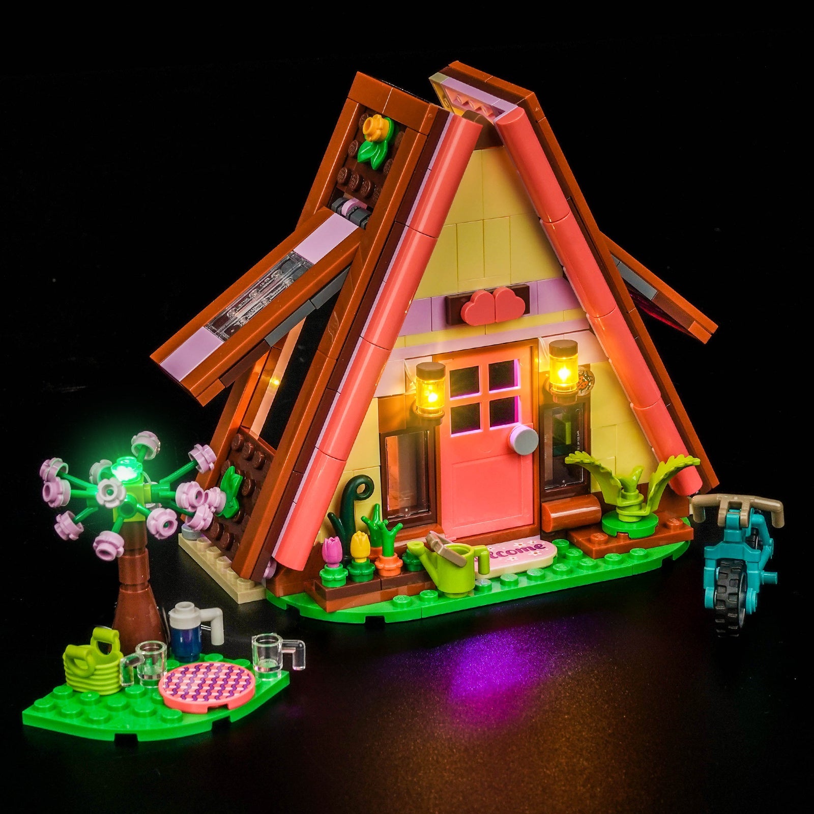 Kit luci a LED per LEGO® Friends Rifugio Nature Glamping 42682