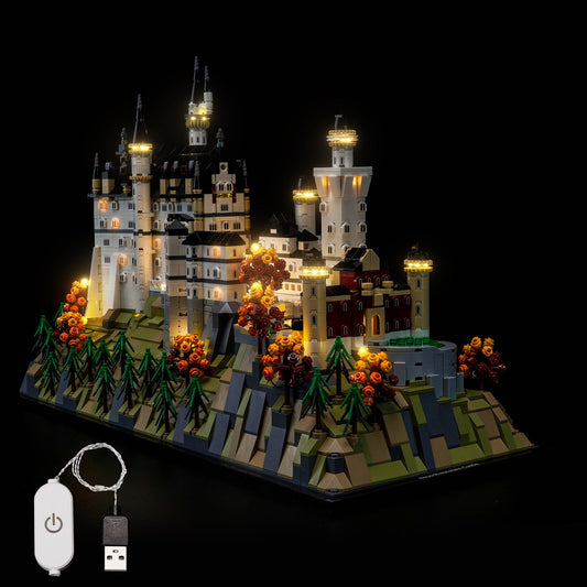 LED-beleuchtungsset für LEGO® Architecture Neuschwanstein Castle 21063 Neue Version