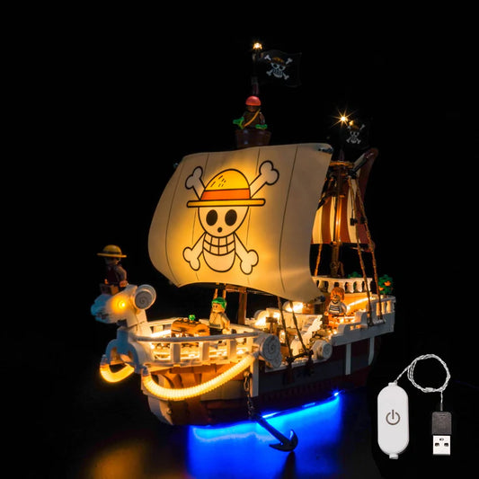 LED-Beleuchtungsset für LEGO® One Piece The Going Merry Piratenschiff (75639)