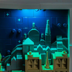 LED-belysningssæt til LEGO® Architecture Paris 21064 fjernbetjeningsversion