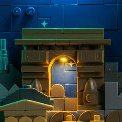 LED-belysningssæt til LEGO® Architecture Paris 21064 fjernbetjeningsversion