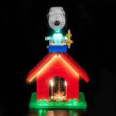 LED-belysningssæt til LEGO® Ideas Peanuts: Snoopy's Hundehus 21368 (Elite Edition)
