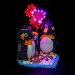 Kit di Illuminazione LED per LEGO® Pinguini Innamorati 40886 – Versione con Telecomando